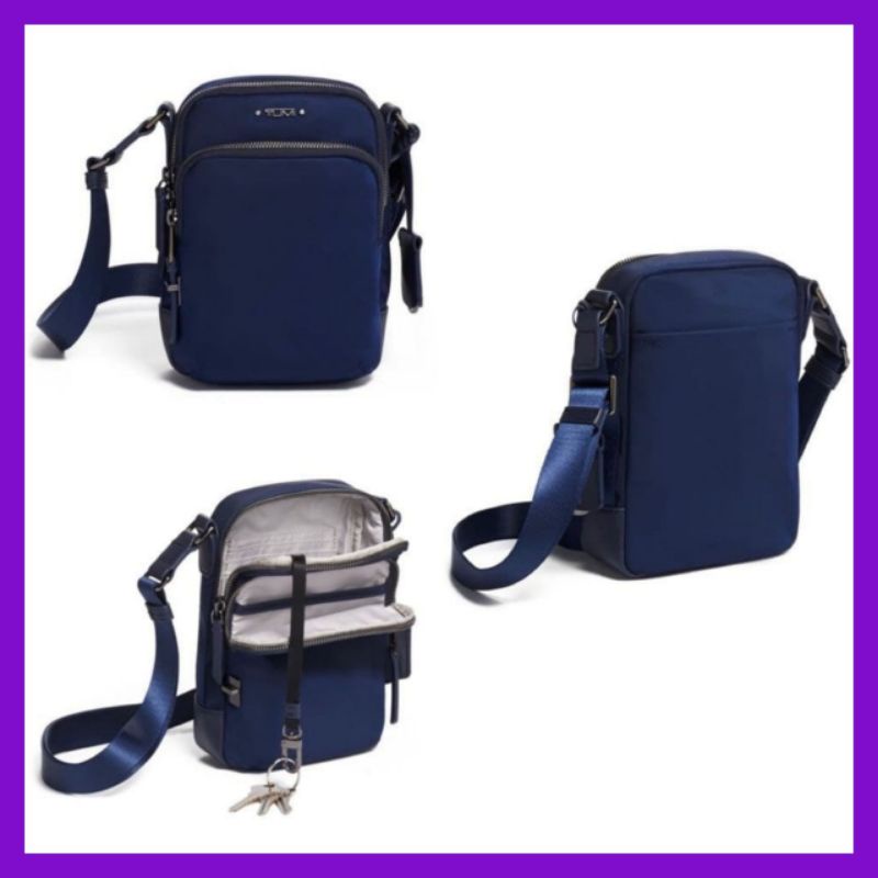 Jual Tas Wanita TUMI Crossbody Bag Color  Navy Muat HP Promax. Branded Original