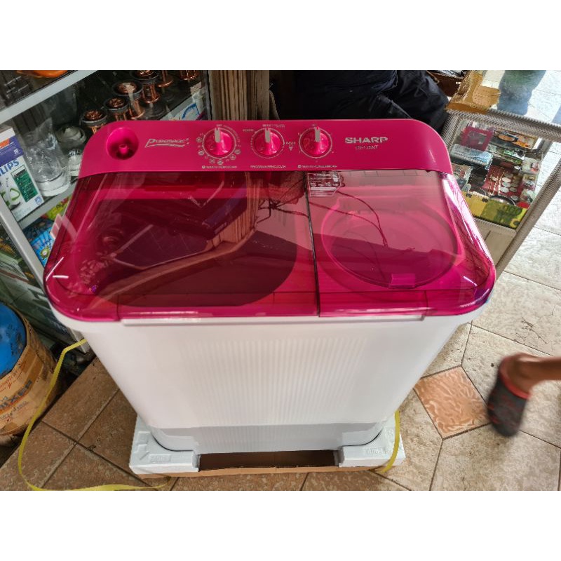 MESIN CUCI SHARP 2 TABUNG 7,5 KG EST 75 NT