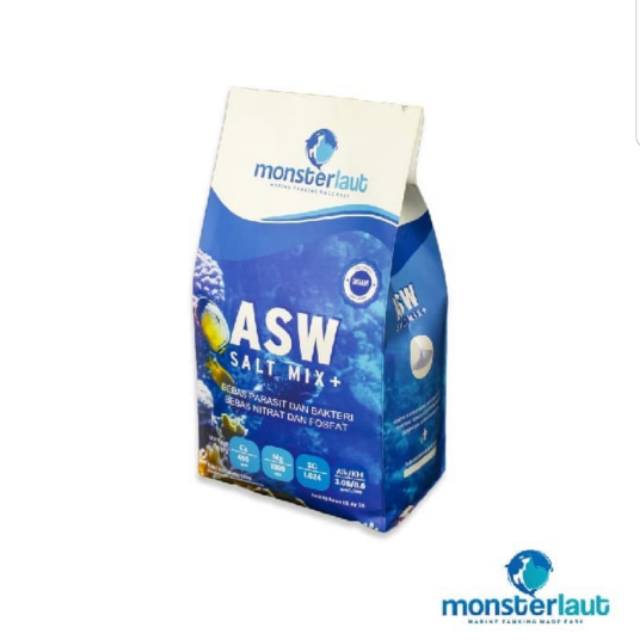 

ASW Salt Mix Reef Salt Garam Laut Sintetis Monster Laut Monsterlaut 750gr