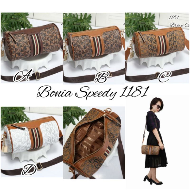 100% Real Picture √ Bonia Speedy Ruban #2292Kualitas: Semi Original