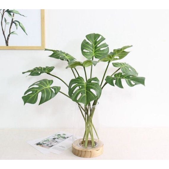 Daun Plastik Monstera Kualitas Premium - Latex