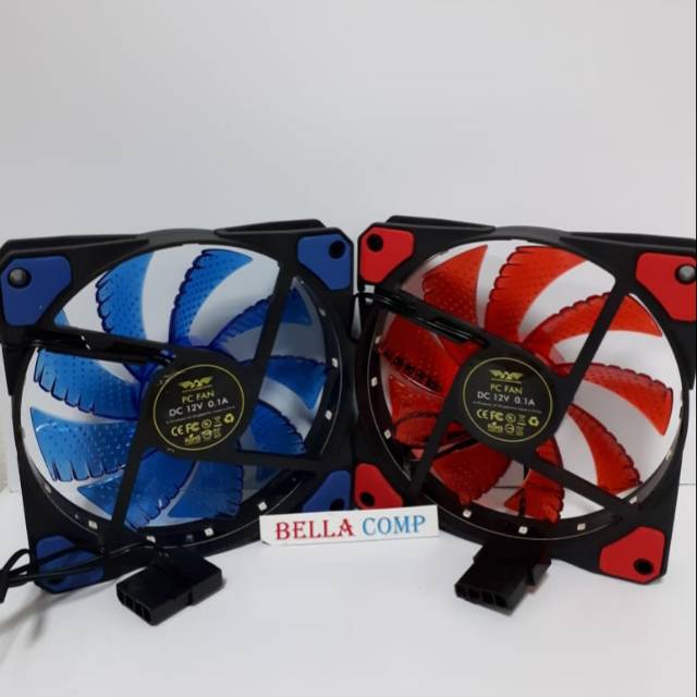 Fan Casing/ Kipas Casing Armageddon Scarlet blade / Azure Blade 12cm LED/fan casing merah dan biru