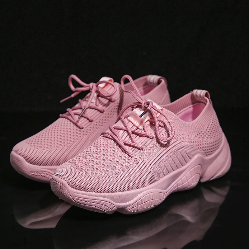  Sepatu  Wanita  Sneakers Model Sport  Korea  Harajuku Bahan 