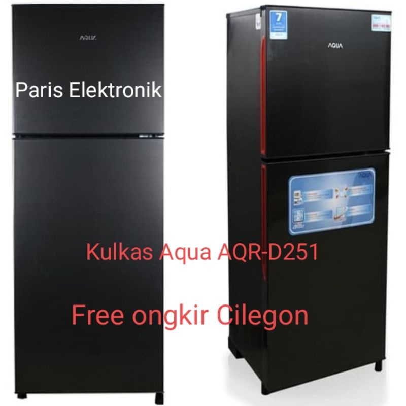 KULKAS AQUA 2 PINTU AQR-D251 / KHUSUS CILEGON