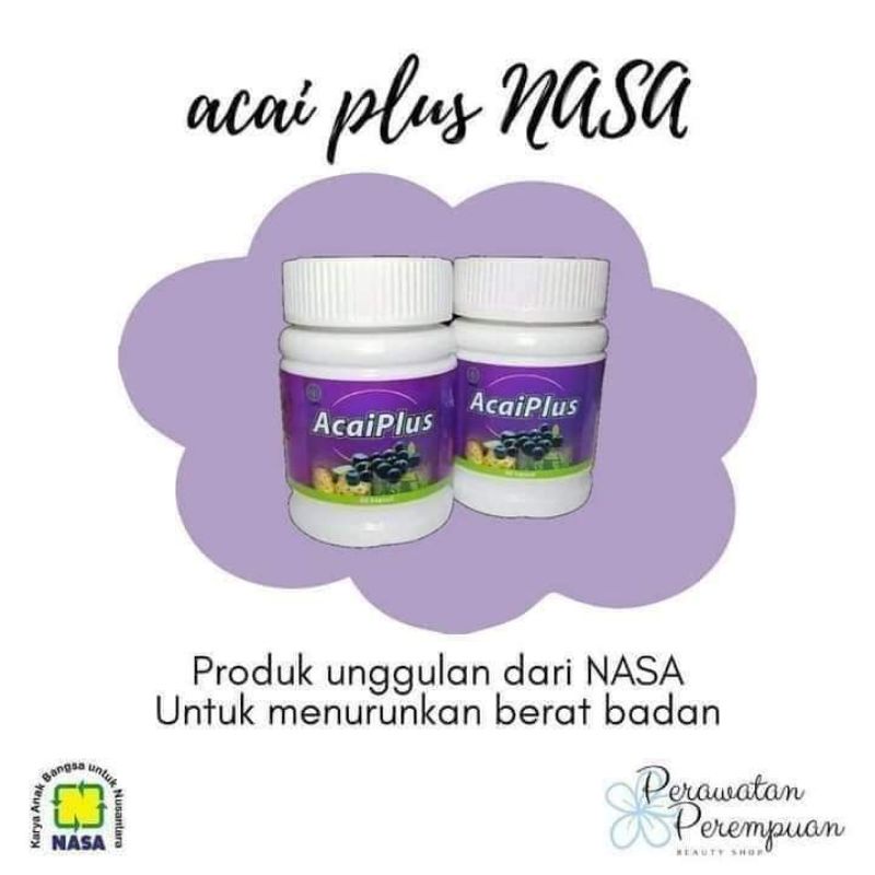 Acaiplus Kapsul Pelangsing Terampuh / Dijamin Lemak Perut Hilang / Obat Diet Herbal / Menghilangkan 