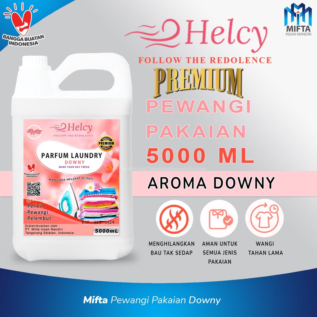 PARFUM LAUNDRY PREMIUM GRADE A / HELCY PARFUM LAUNDRY PREMIUM 5 LITER