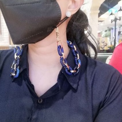 MASK CHAIN KEKINIAN - KALUNG MASKER AYU TING TING - TALI MASKER - LANYARD