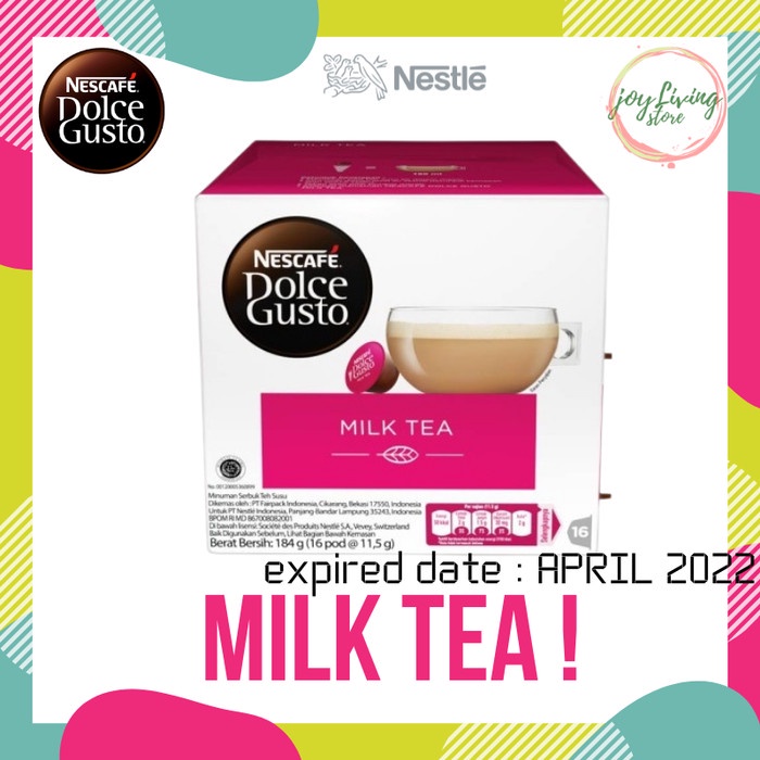 

Capsule NDG Nescafe Dolce Gusto MIlk Tea 1 Box Original Nestle