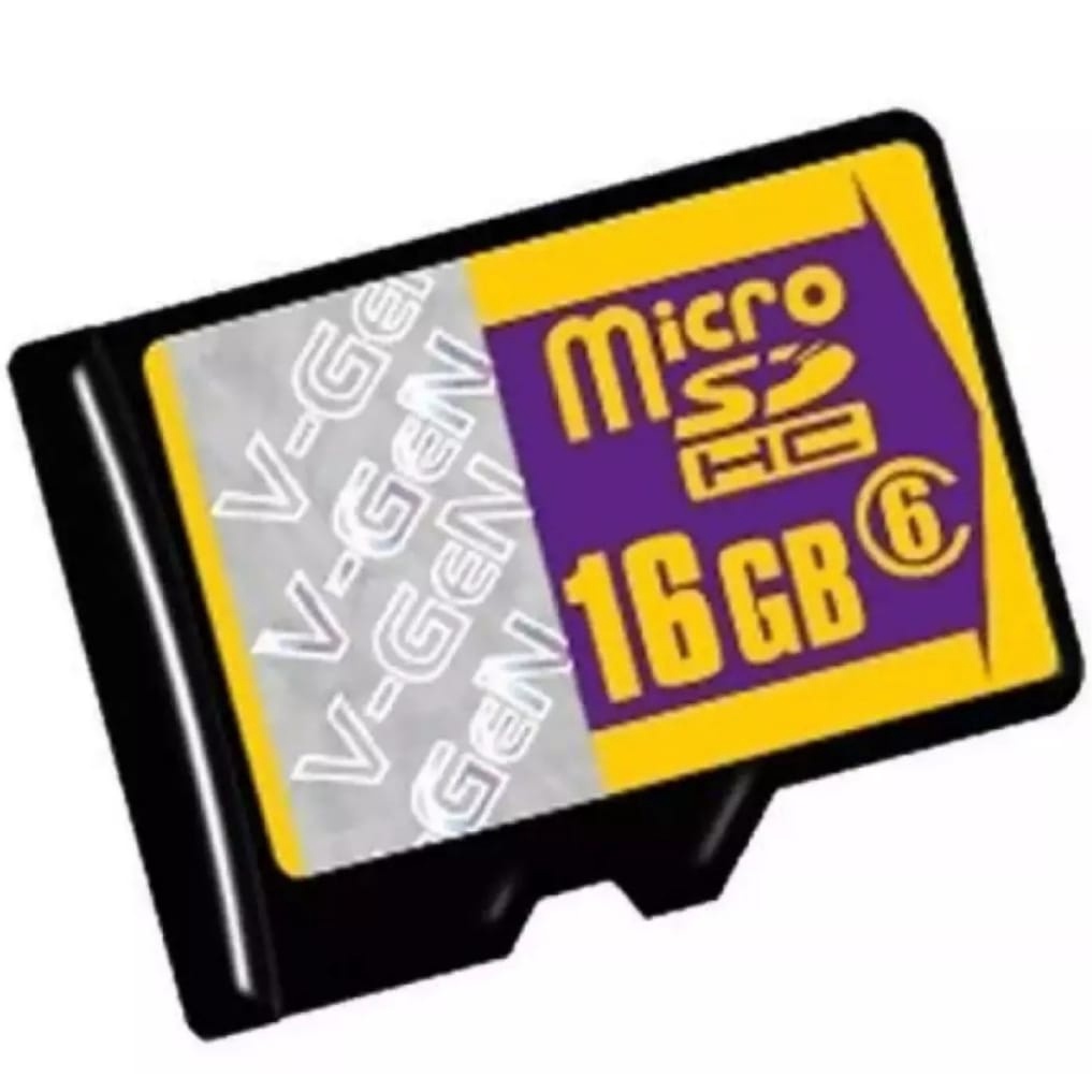 MEMORY CARD / MMC MICRO SD 16GB V-GEN CLASS 6 48MB/s - MEMORY MICRO SD V-GEN 16GB-ORIGINAL