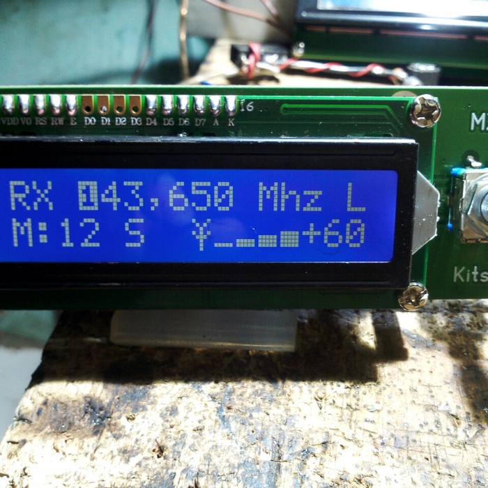 Modul dds Icom 2N modif  - lcd1602 tanpa panel depan