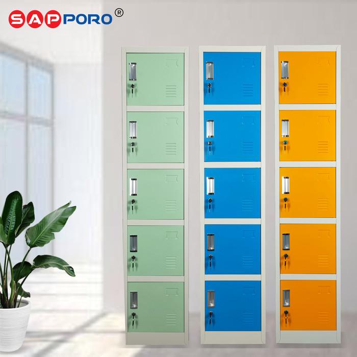 

Filling Cabinet Sapporo Koln 5 - Loker Besi 5 Pintu | Steel Locker 5 Doors