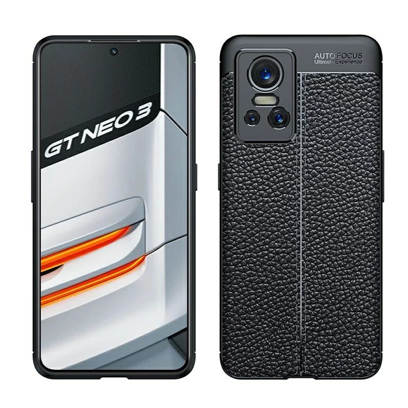 Case Realme GT Neo 3 Softcase Leather Auto focus Original