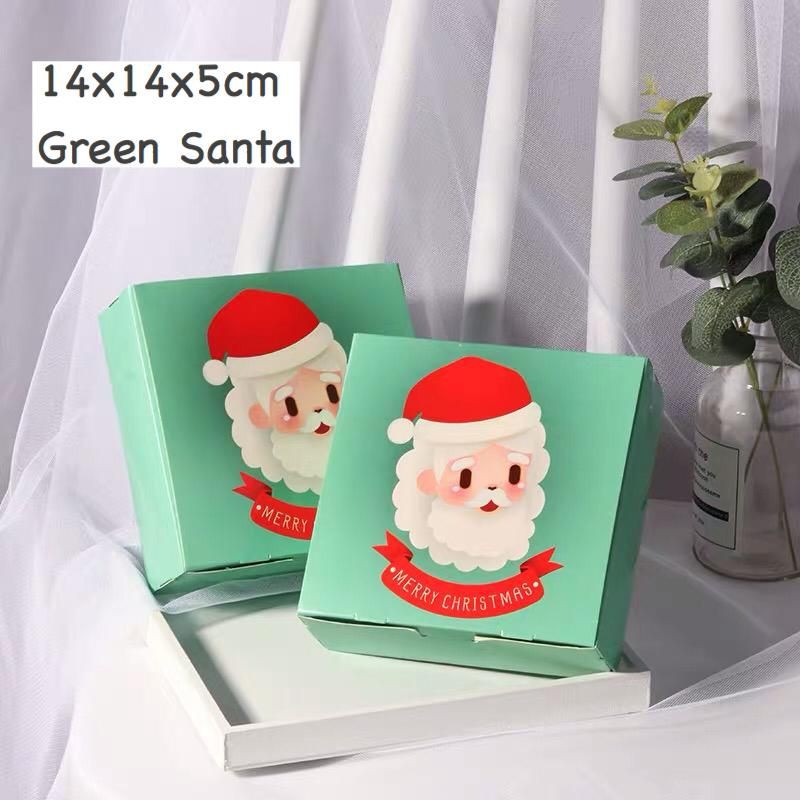 Gift box natal Santa Claus/ Gift box packaging natal mewah unik 14x14