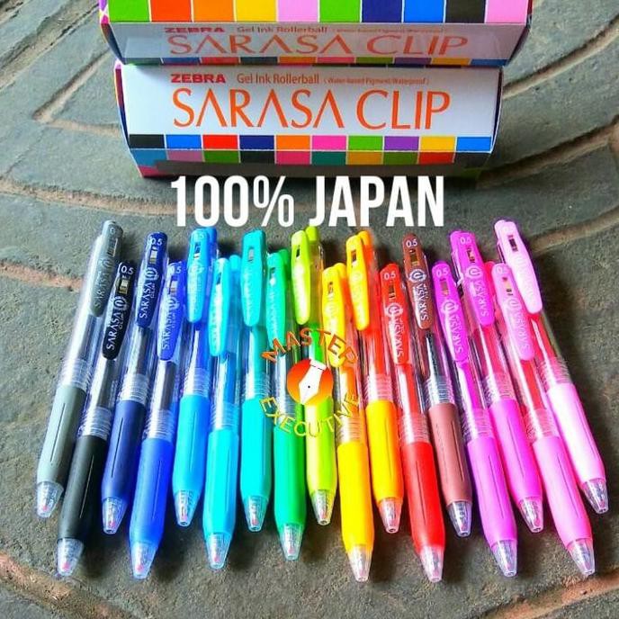 

Kualitas Terbaik Zebra Sarasa Clip JAPAN 0.5 Gel Ink Rollerball / Pulpen Jel Mix Color - Hitam MURAH