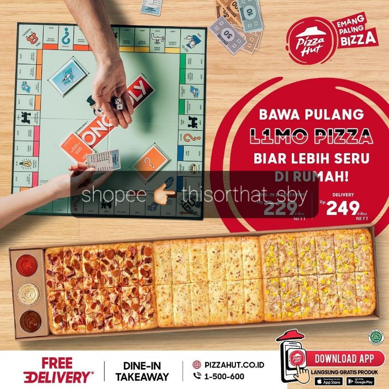 Pizza Hut L1MO PIZZA Pizza 1 Meter
