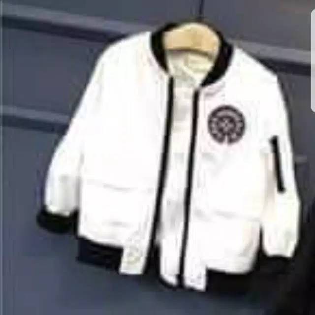 Jaket Anak Laki Laki Korea White