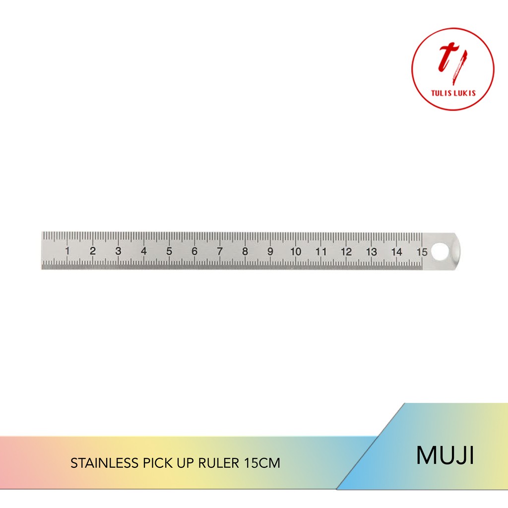 

PENGGARIS MUJI STAINLESS STEEL 15CM