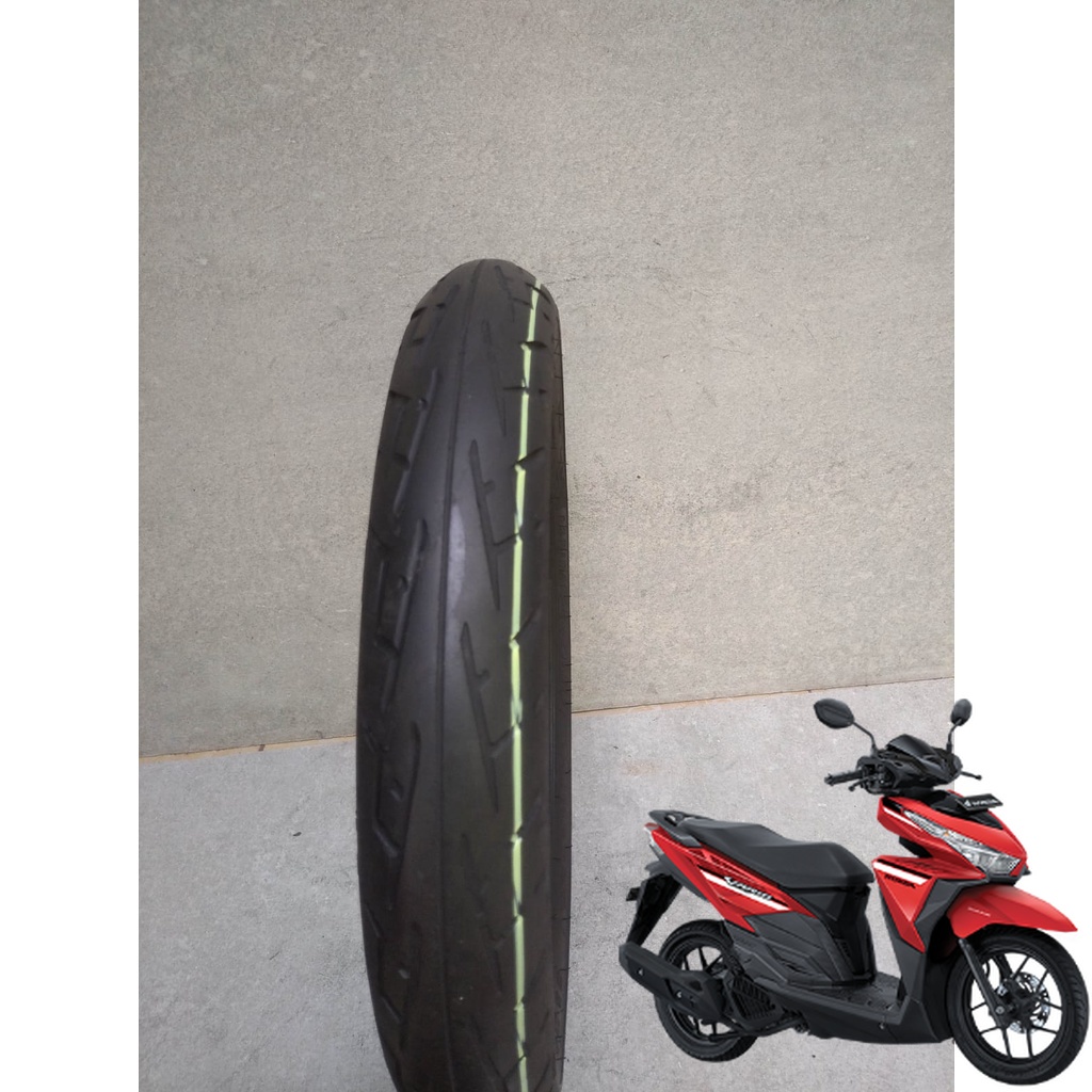 BAN UNTUK DEPAN VARIO 125 LED TIPE TUBLES UKURAN 80/90 MERK ASPIRA STRETTO  TERJAMIN