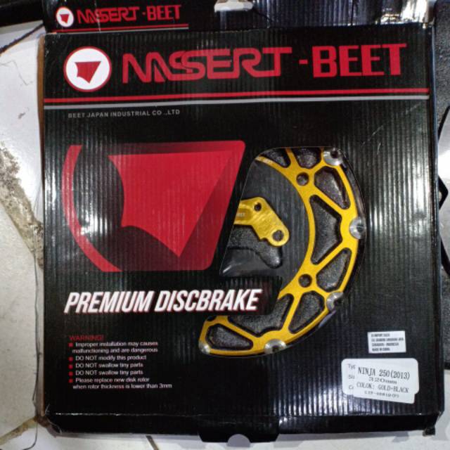 Piringan disc depan ninja 250 karbu/ fi nasertbeet