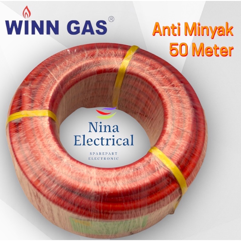 SELANG KOMPOR GAS 2 LAPIS PER ROLL WINNGAS