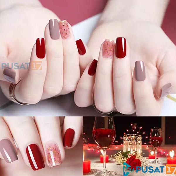 [3 WARNA] [3IN1] [KUTEK CUTE] MARIMAR CAT KUKU 3IN1 | KUTEK 3IN1 | Nude | Glitter_Cerianti