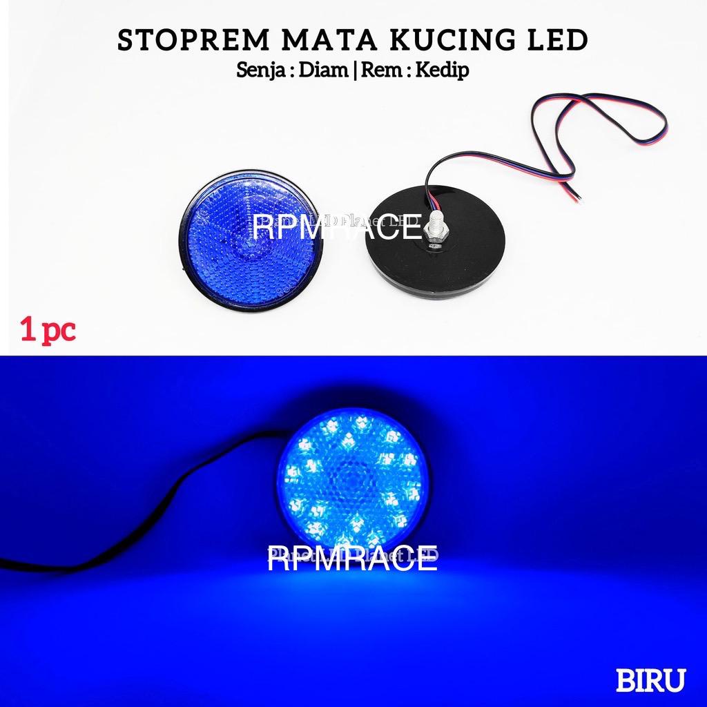 Lampu Mata Kucing Stop Lamp Mata Kucing Led Kedip Diam 2 Mode Universal