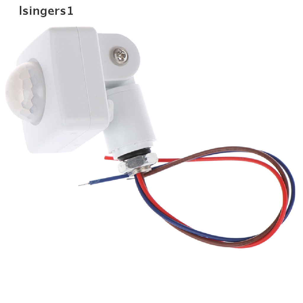 (lsingers1) Switch Sensor Gerak Tubuh Inframerah PIR Otomatis 220V