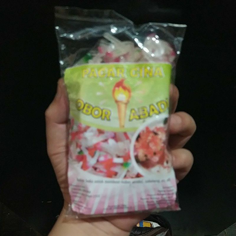 

Pacar Cina Kering Mentah 100g 50g Sagu Delima Tapioka Sekoteng Sakoteng