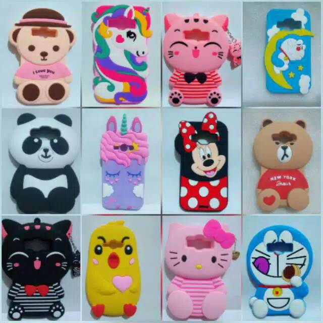 Samsung Galaxy v, v+plus, ace 4, v2 sofe case boneka 3D