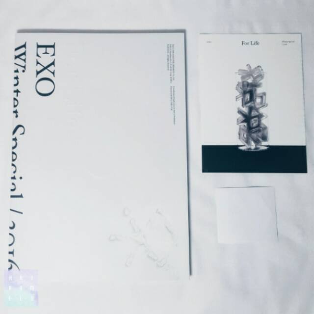 CD KPOP EXO - FOR LIFE ALBUM (POSTCARD+STICKER+POSTER)