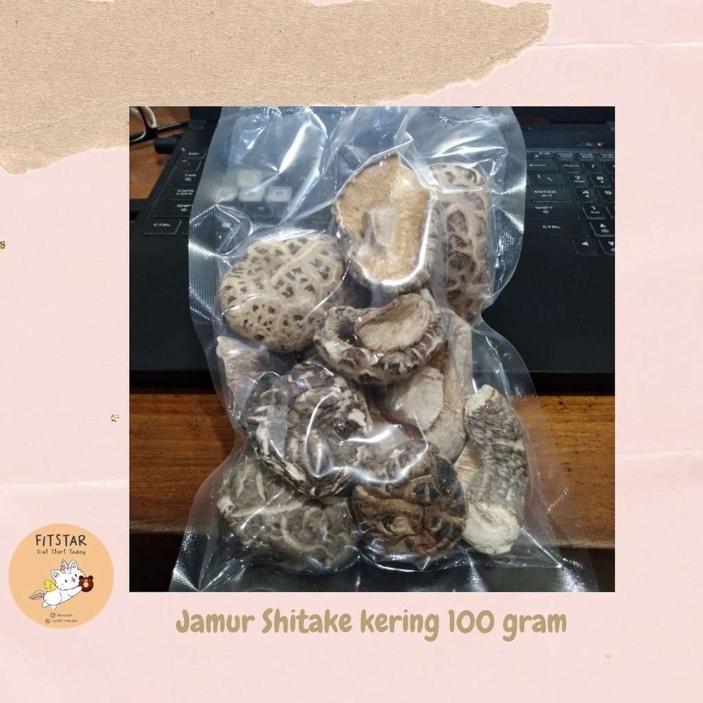 

JAMUR SHITAKE KERING 100 GRAM