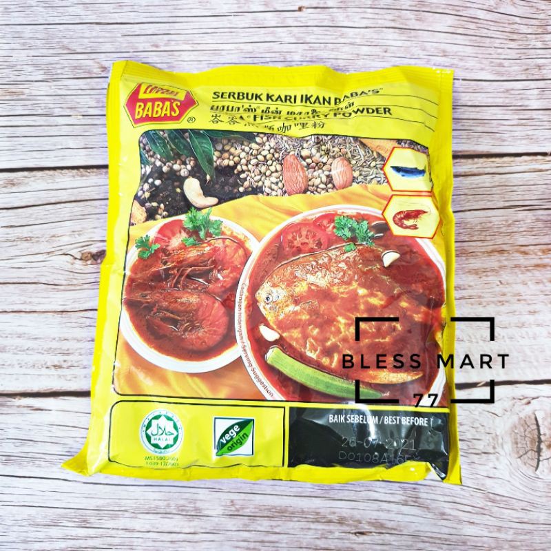 

Babas Fish Curry Powder 250gr / Bumbu Kari Ikan Malaysia