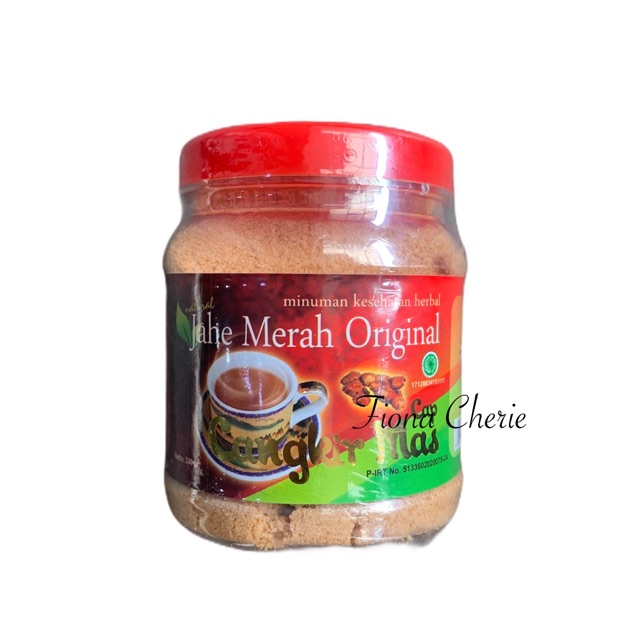 Jahe merah original cap cangkir mas 330gr jahe bubuk Jahe merah original cap cangkir mas 330gr jahe bubuk