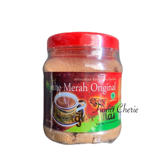 Jahe merah original cap cangkir  mas 330gr jahe bubuk 