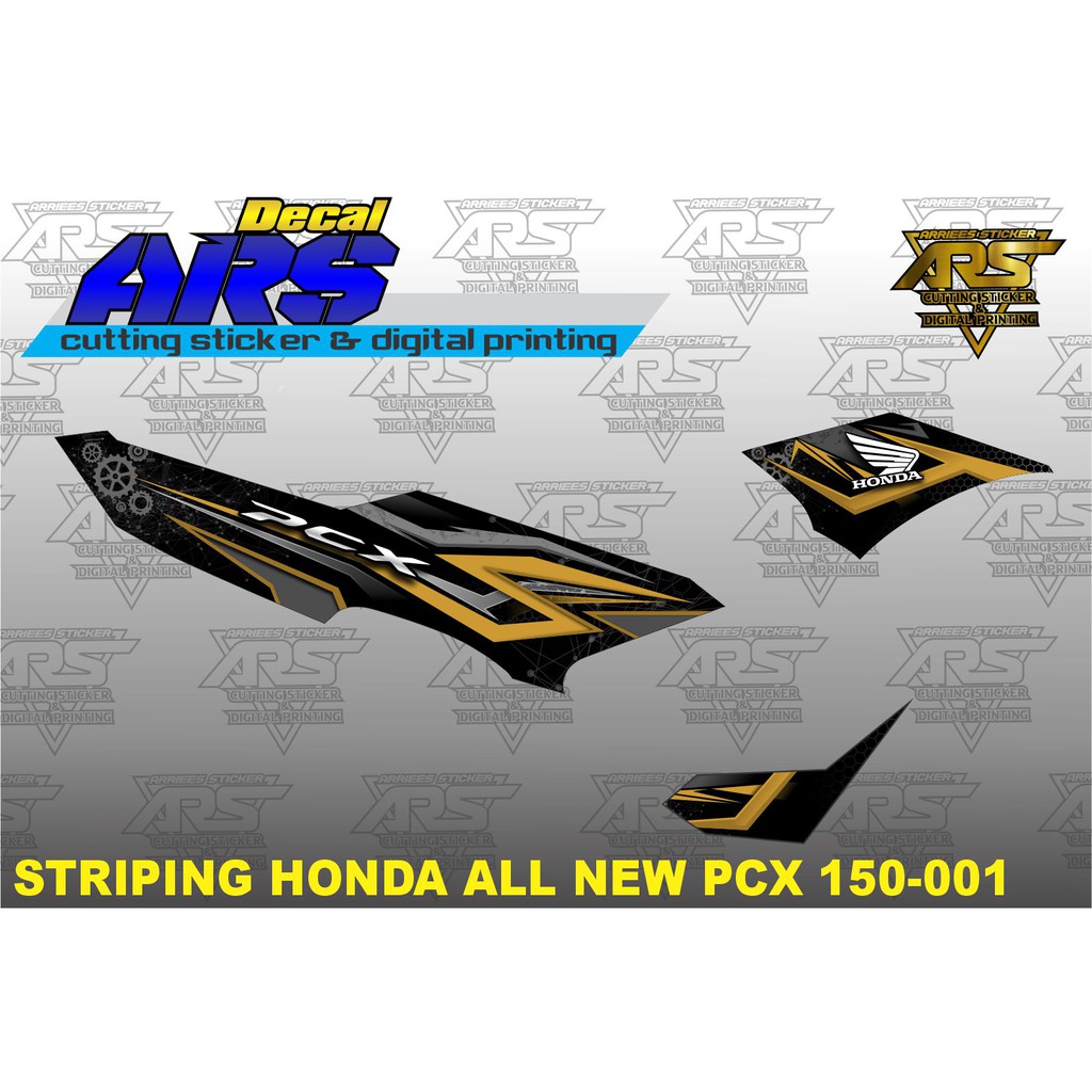 STICKER LIST VARIASI PCX NEW - STRIPING VARIASI NEW PCX 2021