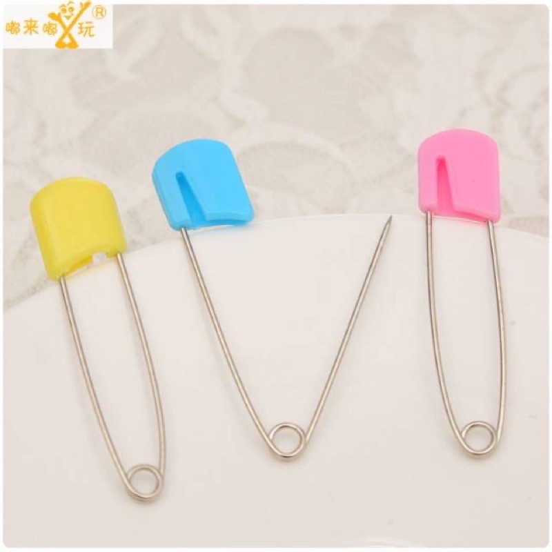 DK Peniti Bayi Murah / Safety Pins / Peniti Warna Polos