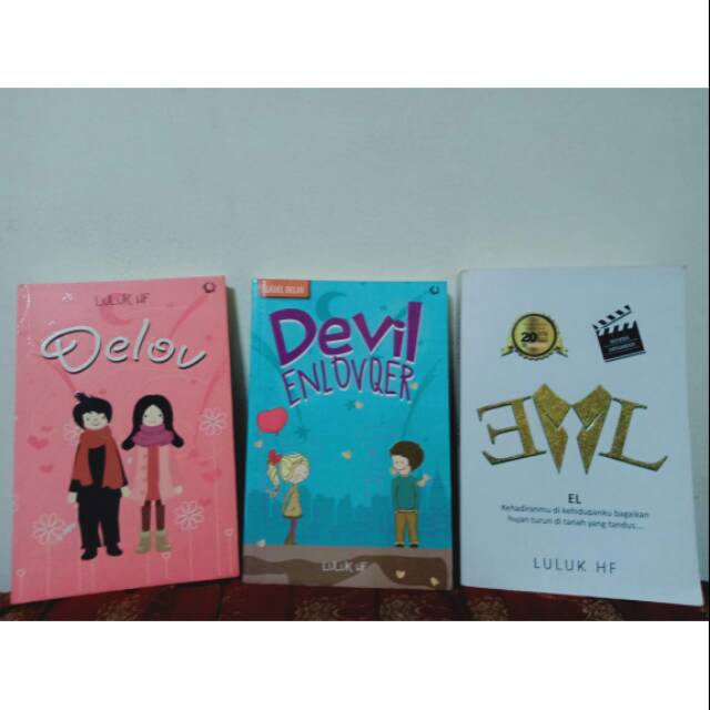 Preloved Novel EL, DELOV, DEVIL ENLOVQER LULUK HF