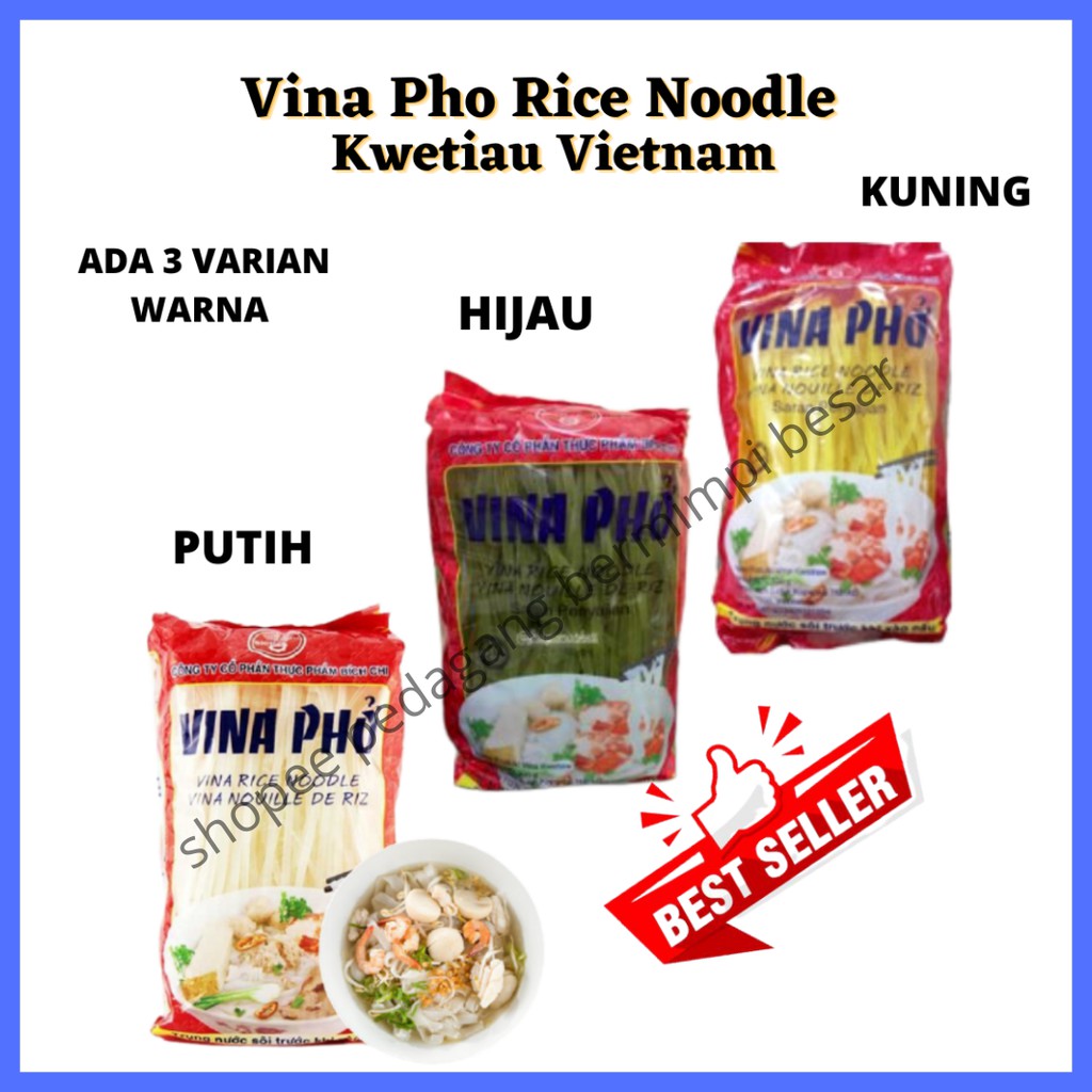 Vina Pho Rice Noodle | Kwetiau Vietnam | Mie Beras