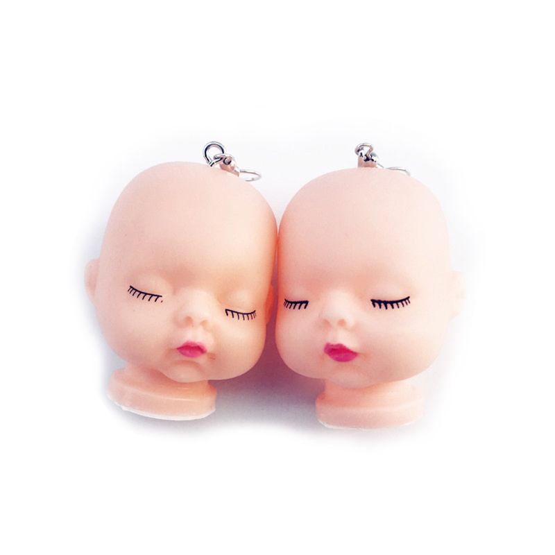 Siy Anting Kait Gantung Desain Boneka Bayi Tidur Lucu Handmade Untuk Wanita