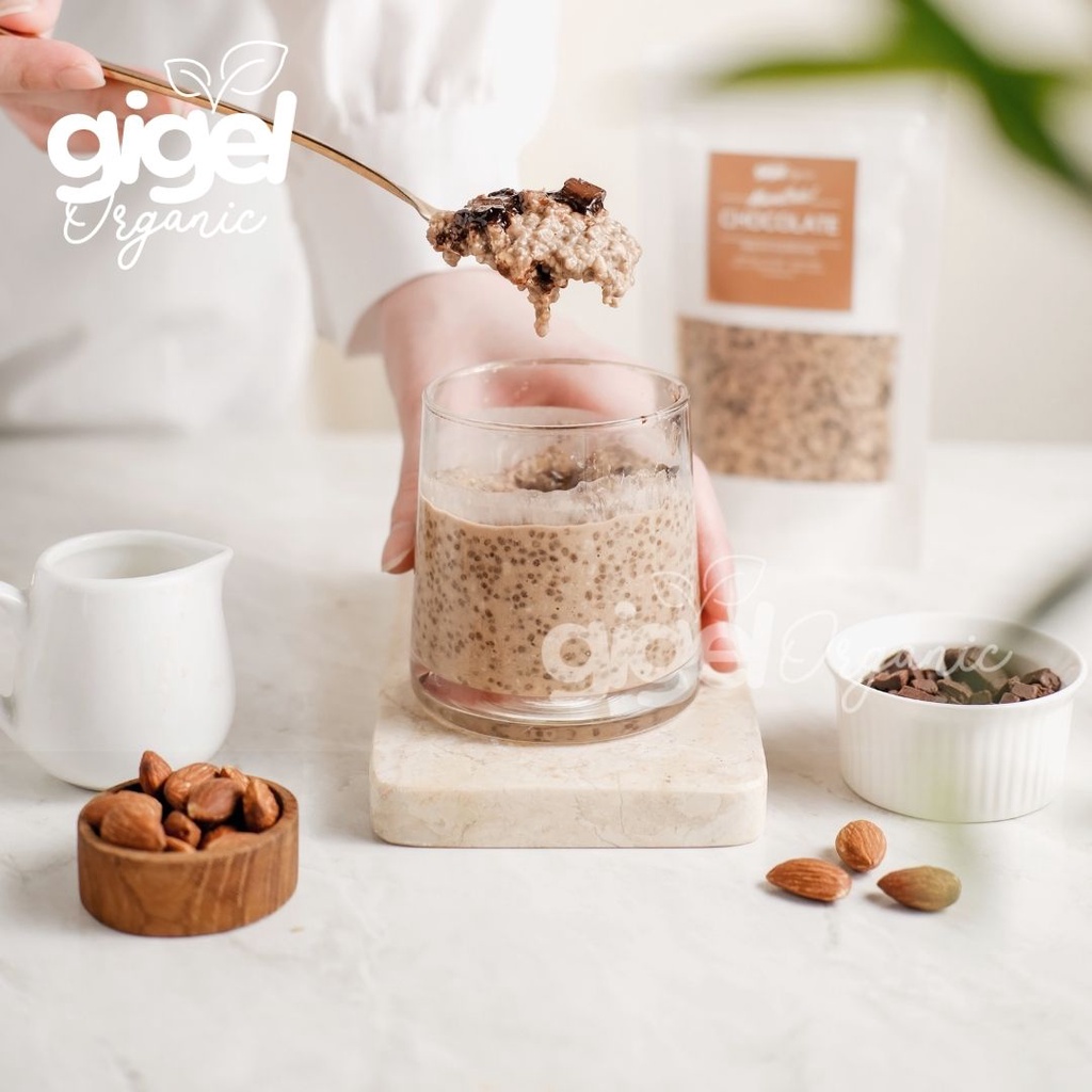 

Mamioats Instant Oats Chocolate, 55g, Oatmeal Gigel Organic