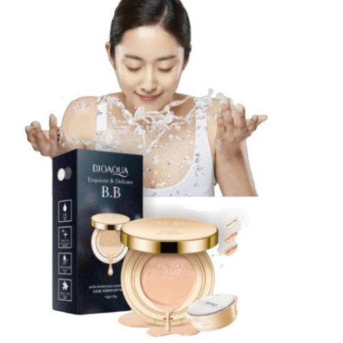 [ORI] Bioaqua Cushion BB Cream + Refill  Hydrating Soft &amp; Flawless Air Menjaga Make Up Tetap Cantik Seharian - BPOM 30 gr