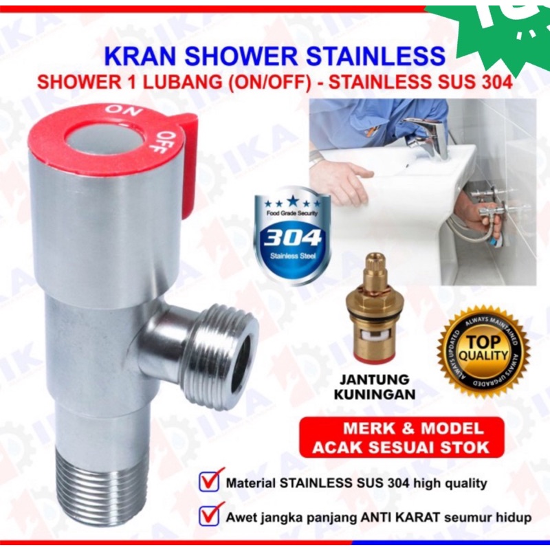 STOP KERAN CLOSET KODAI 1/2" INCH STAINLESS STEEL KRAN KLOSED 1/2 INCH STAINLESS SUS 304 Stop Kran C