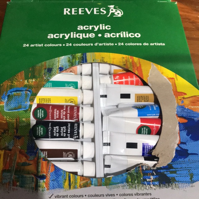 

REEVES ACRYLIC 24 COLOURS