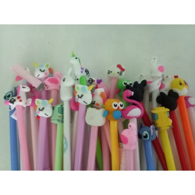 

PULPEN 1lusin (pulpen gel karakter)