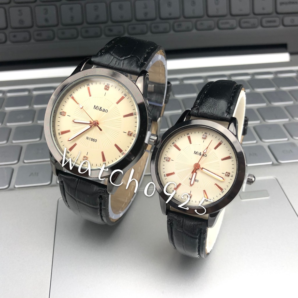 FREE BATERAI JAM TANGAN COUPLE DW POLOS KULIT import grosir murah premium pria wanita WATCH C40