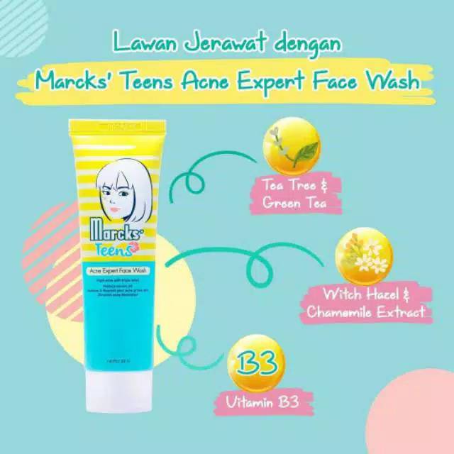 MARCKS Teens Acne Expert Face Wash - 50gr