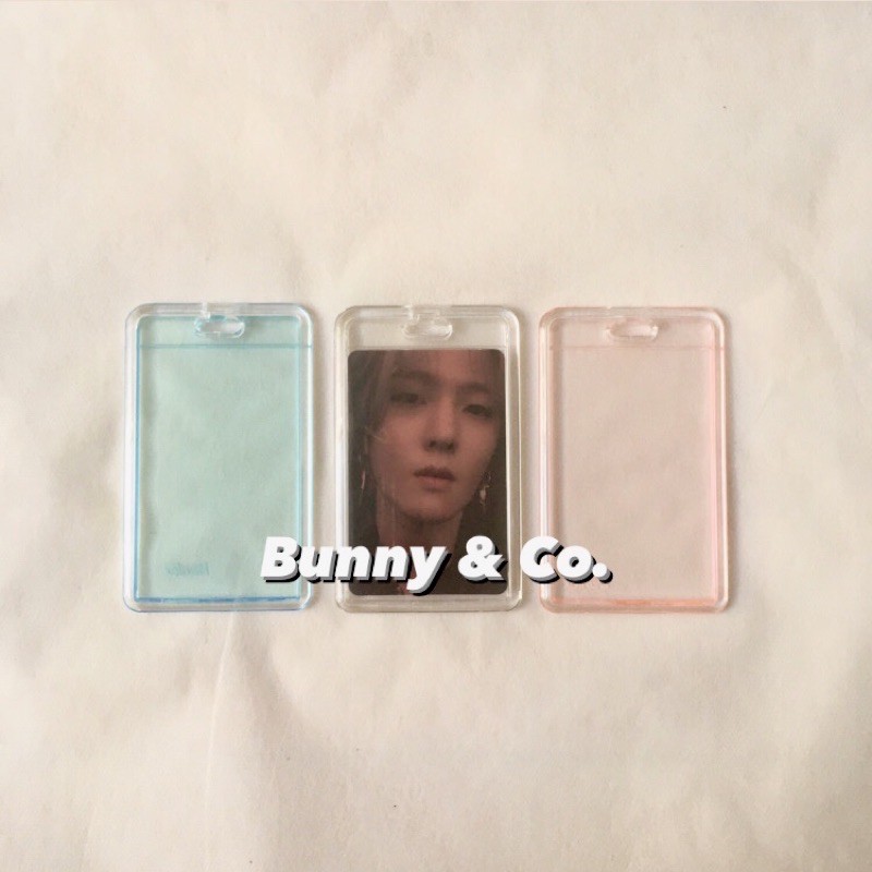 Acrylic Photocard Holder Case PC KPOP ID Card Akrilik Bening Transparan
