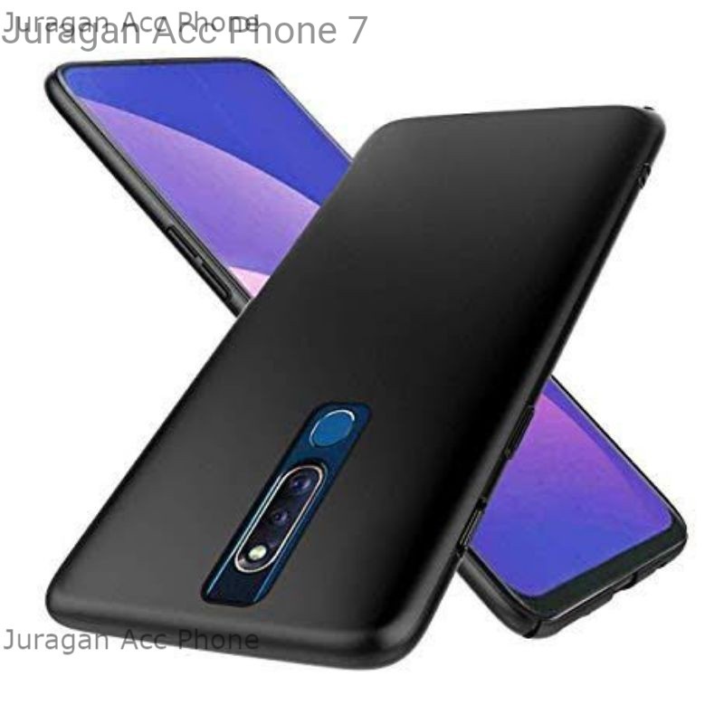 Soft Case Blackmatte Oppo F11 Pro Casing Silikon  Black Matte Hitam Polos Oppo F11 Pro Original