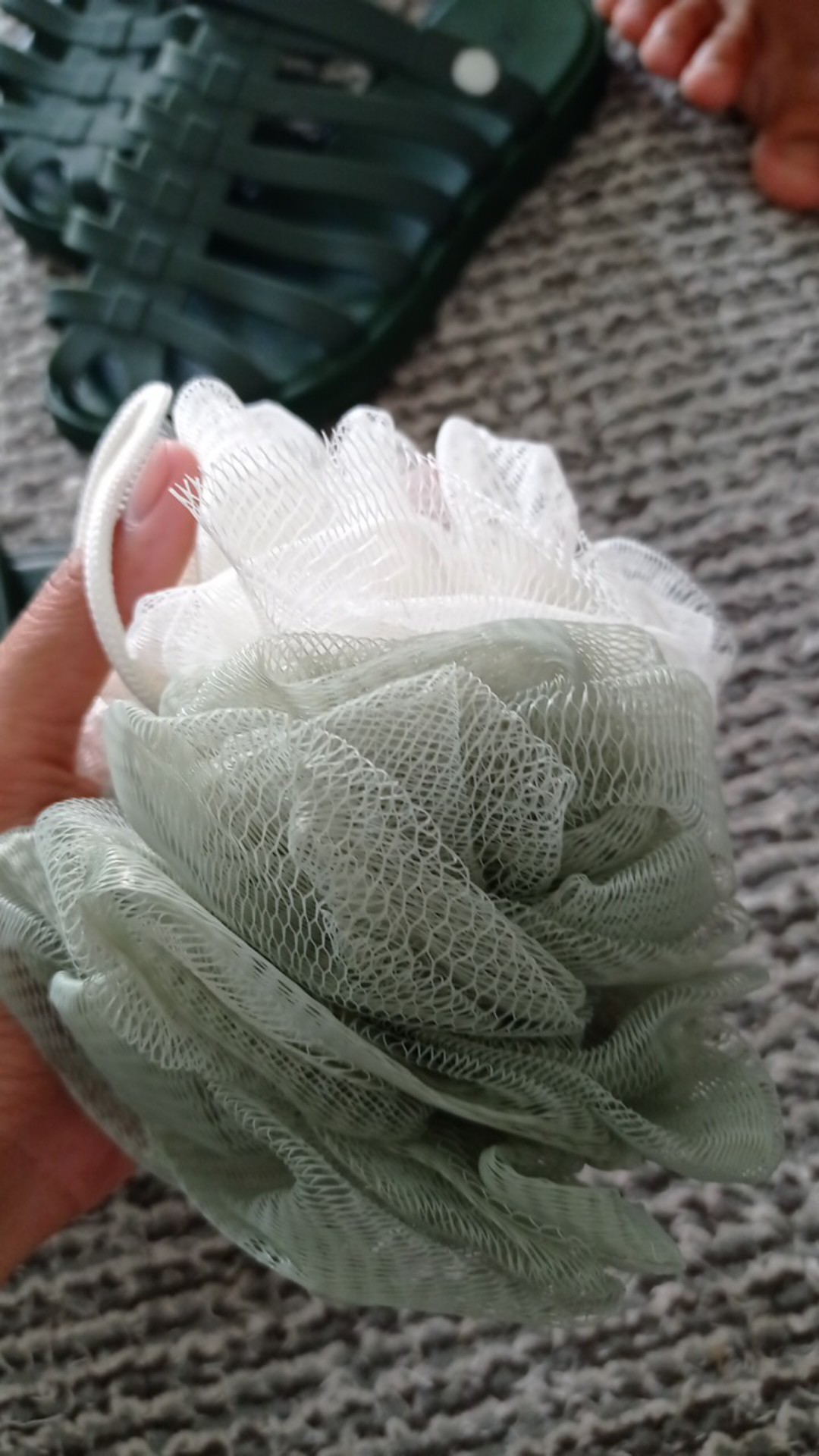 Spon Bola Jaring Mandi Busa | Shower Puff Bath Ball Foaming Sponge