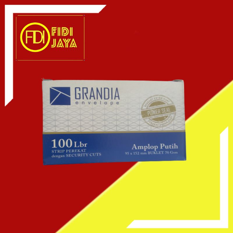 

AMPLOP KONDANGAN SEALED LEM GRANDIA ISI 100